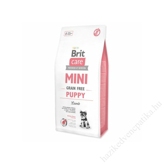 Brit Care Grain Free Mini Puppy Lamb&Rice 7kg/zsák