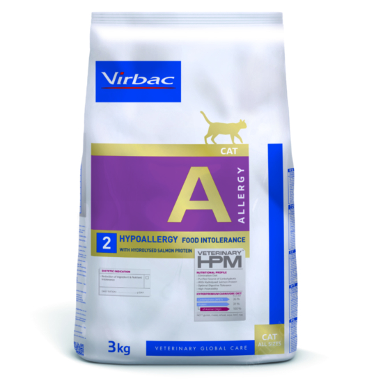 Virbac HPM Diet Cat  Hypoallergy A2 3kg