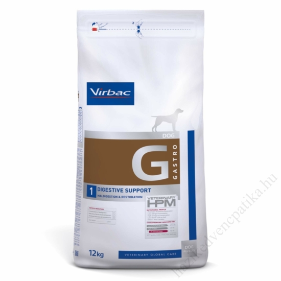 Virbac G1 digestive support kutyatáp 7kg/zsák