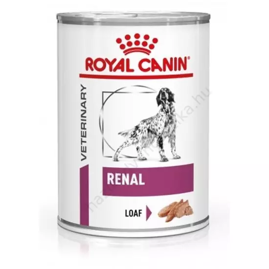 Royal Canin kutyatáp nedves Renal konzerv 410 g