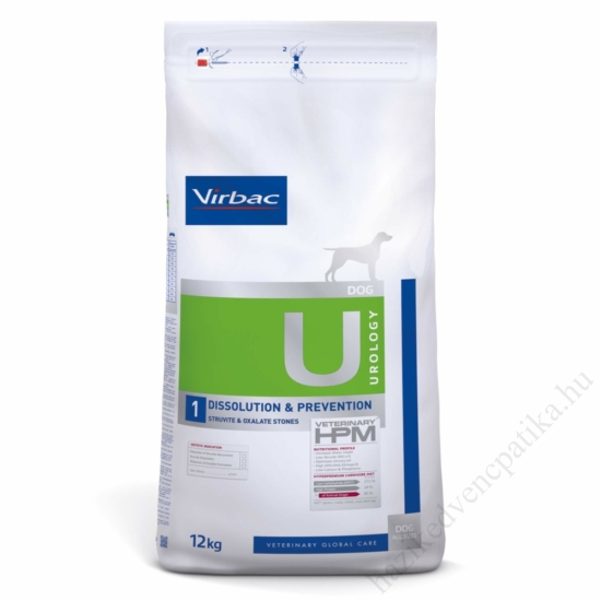 Virbac U1 dissolution&prevention kutyatáp 3kg/zsák