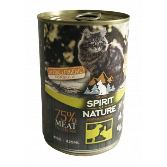 Spirit of Nature Cat konzerv Bárányhússal és nyúlhússal.
